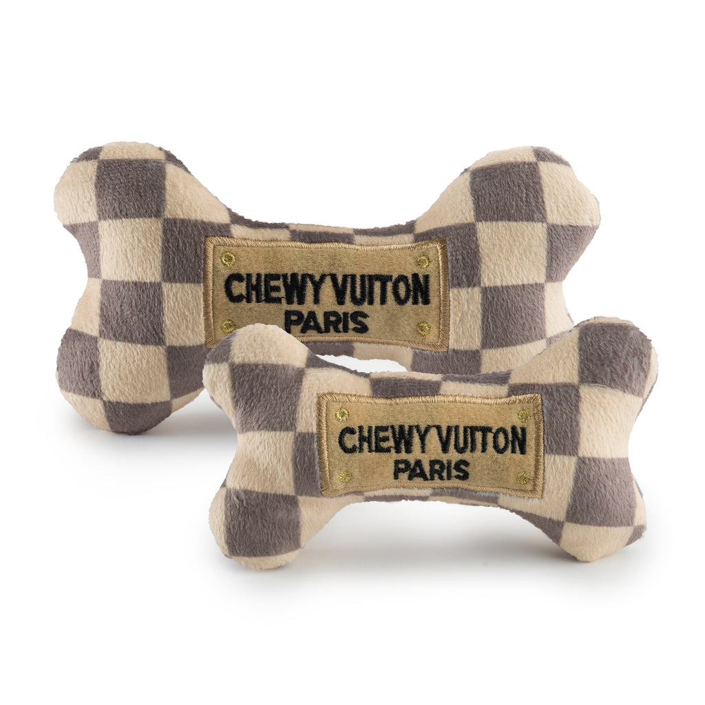 Checkered CHEWY Vuiton Bone