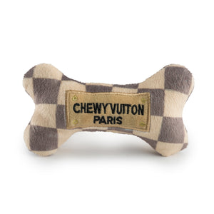 Checkered CHEWY Vuiton Bone