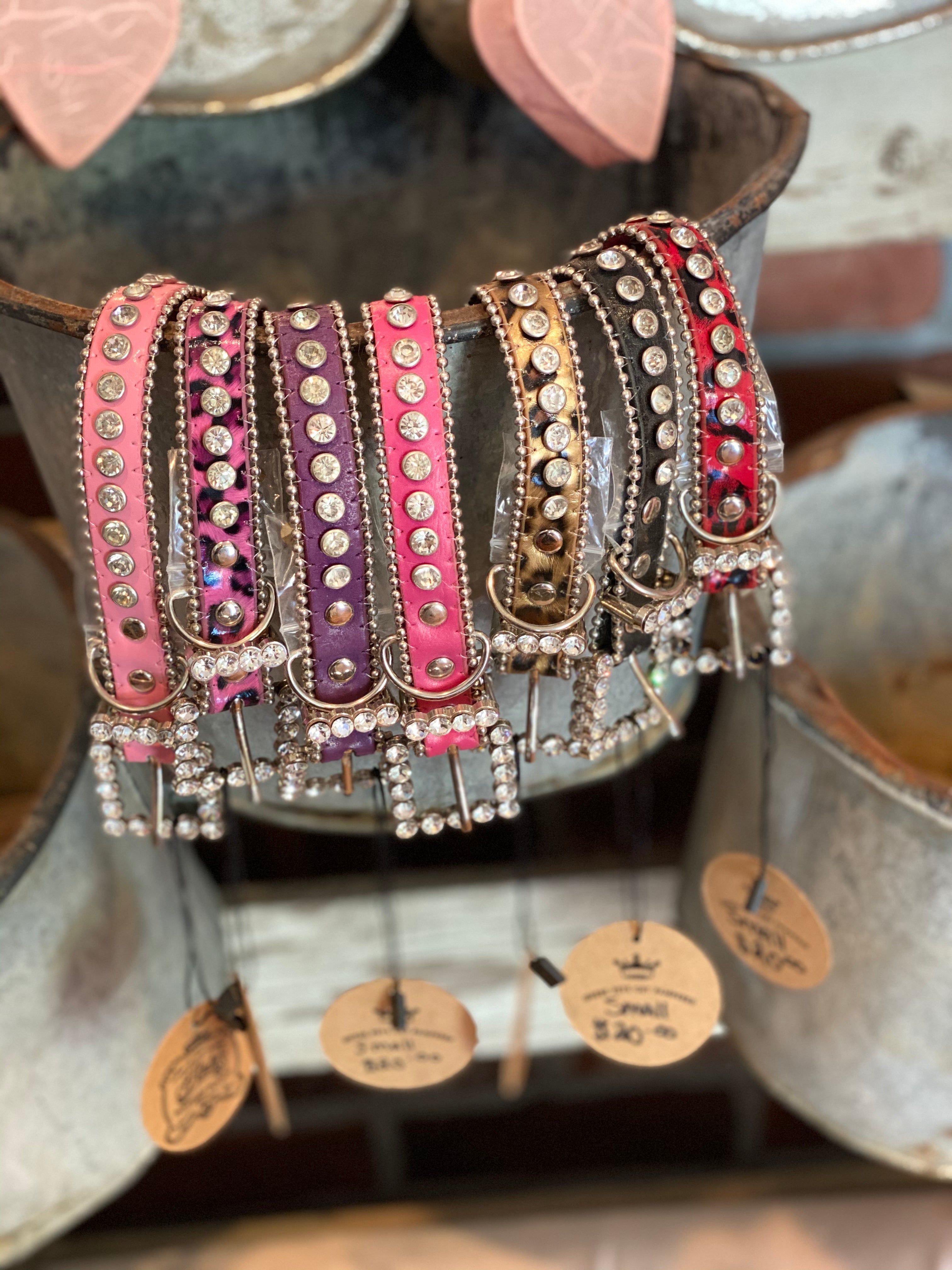 Rhinestone Collars Small