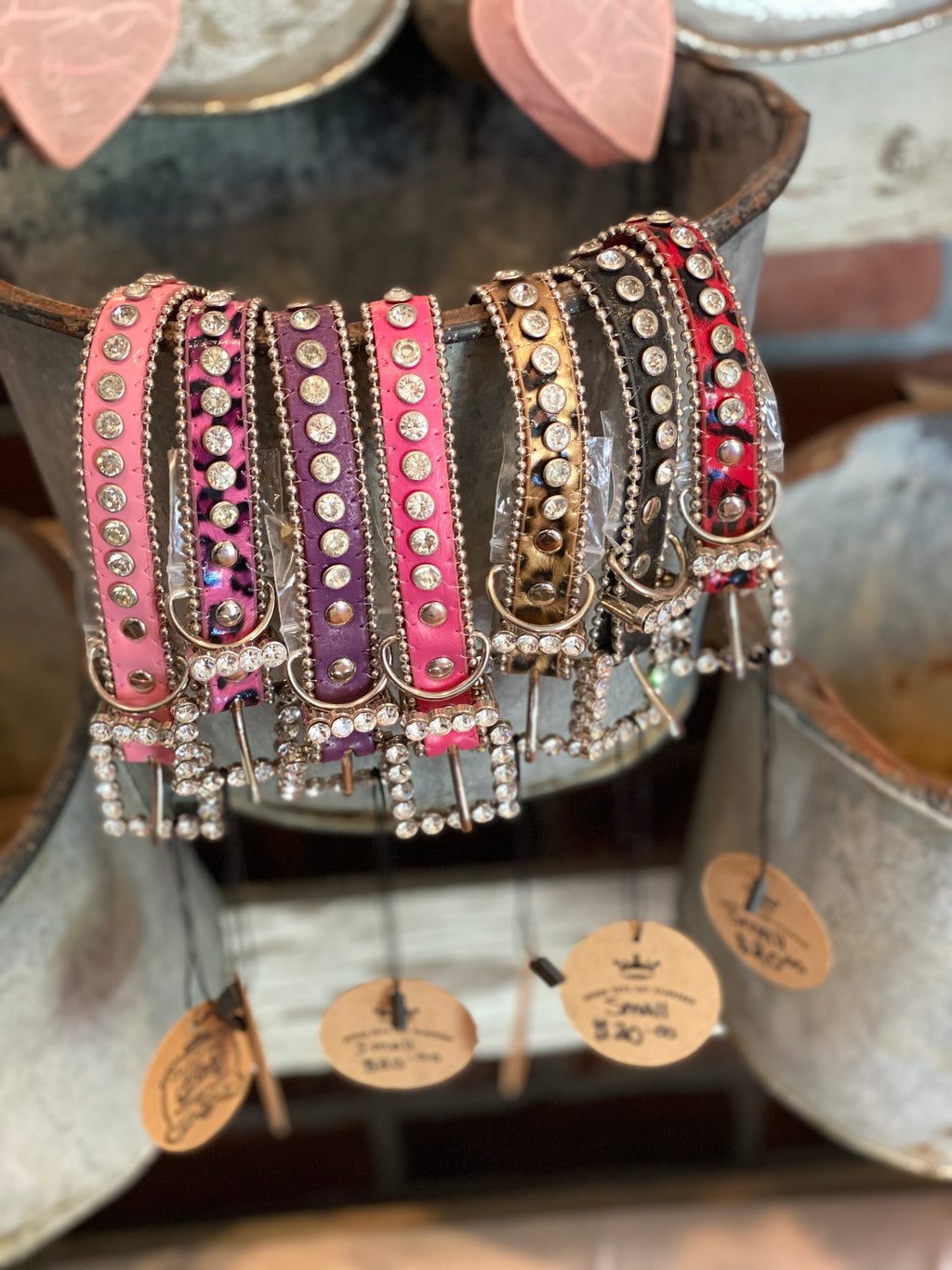 Rhinestone Collars Small