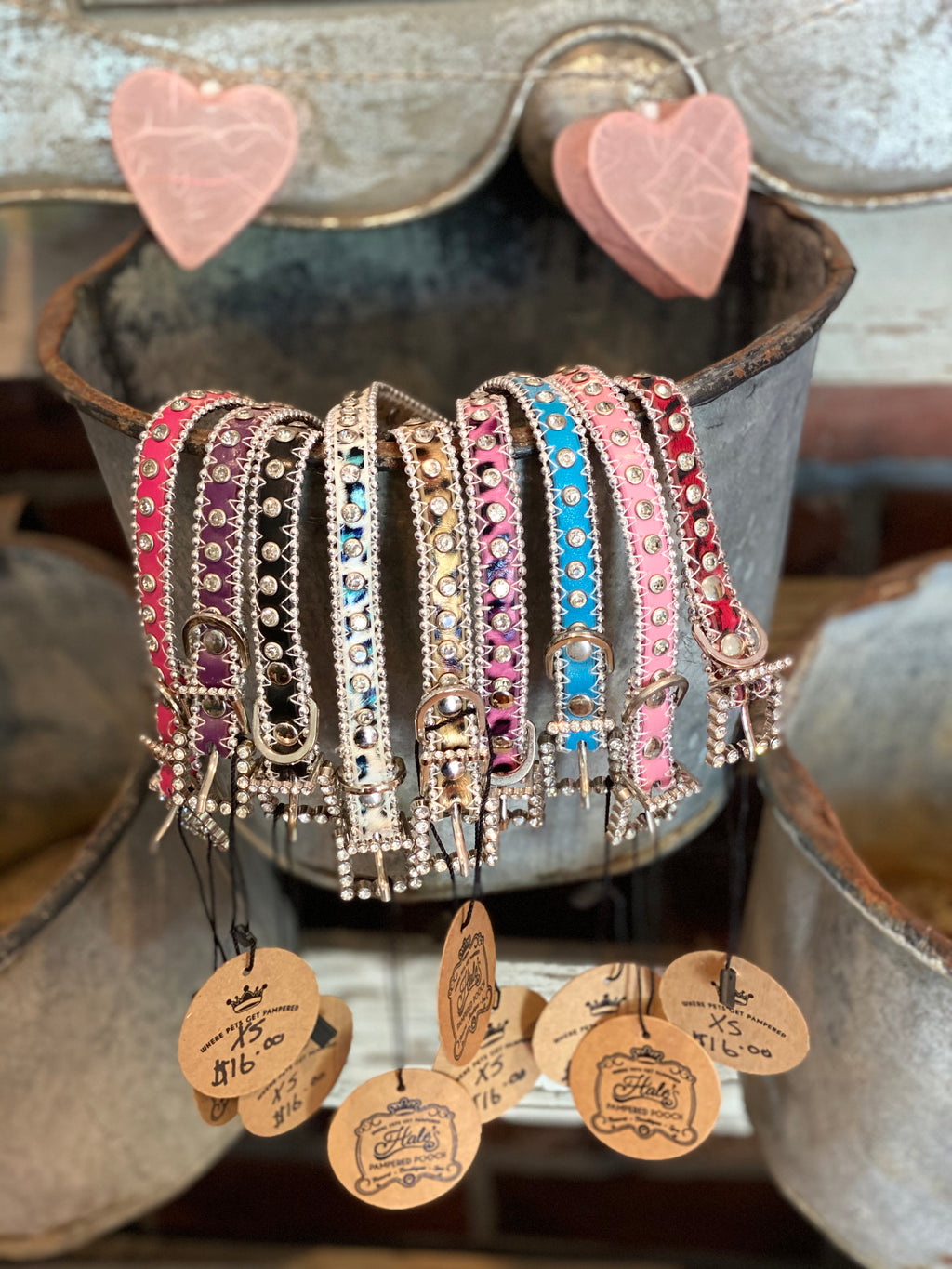 Rhinestone Collars XSmall